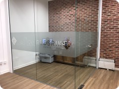 Redbrik window etching